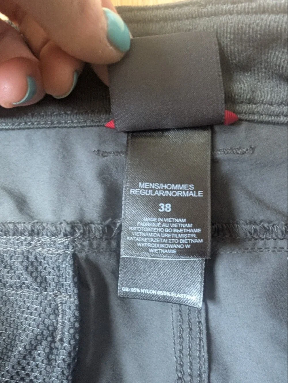 The North Face Men's Charcoal Gray Performance Trail Shorts